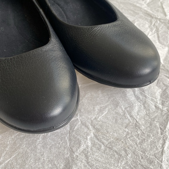 Ecco Touch Ballerina 2.0 Ballet Flats Leather Black - Picture 2 of 9